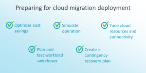 Preparing for cloud migration deployment